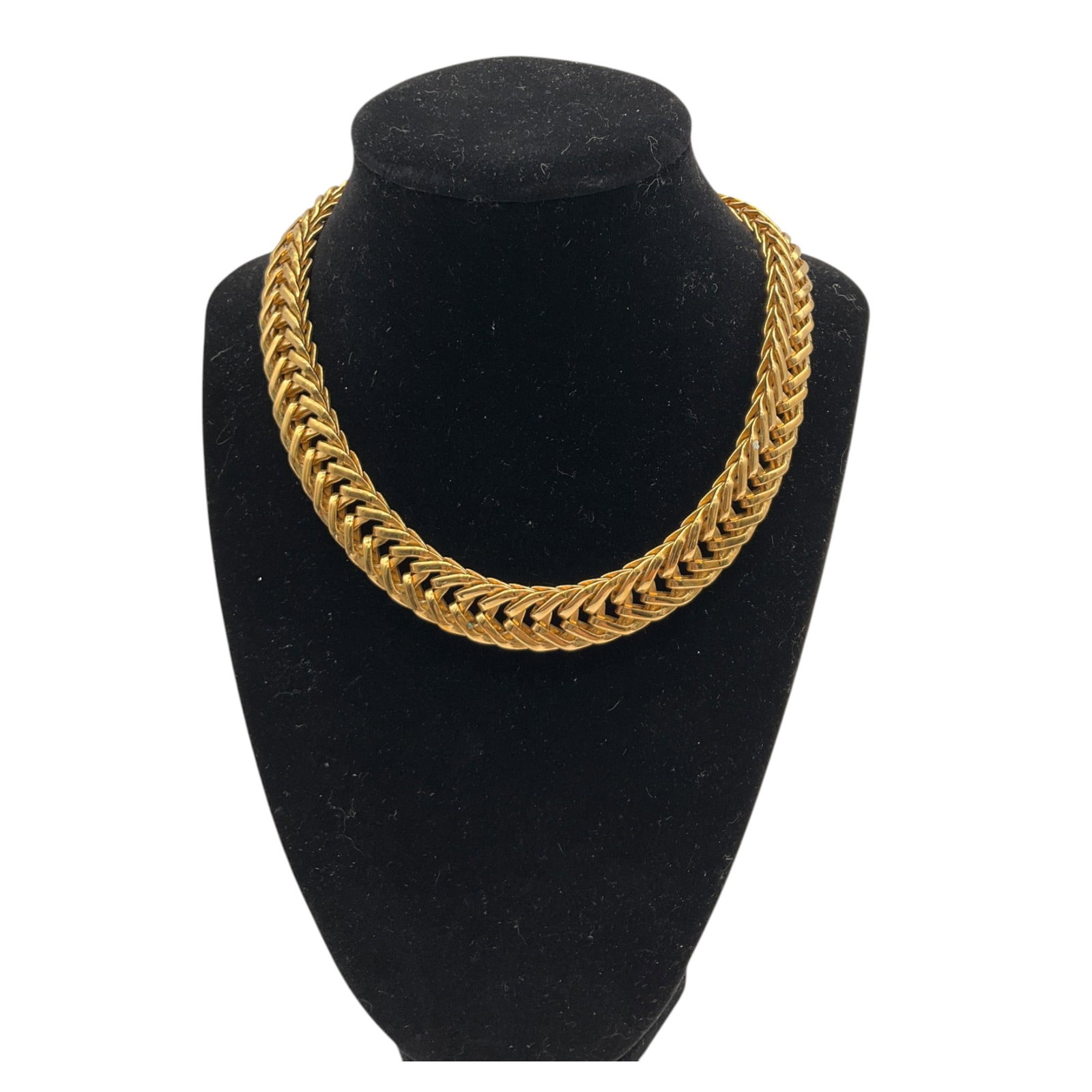 Ciner Gold Tone Chain Necklace (1 of 5)