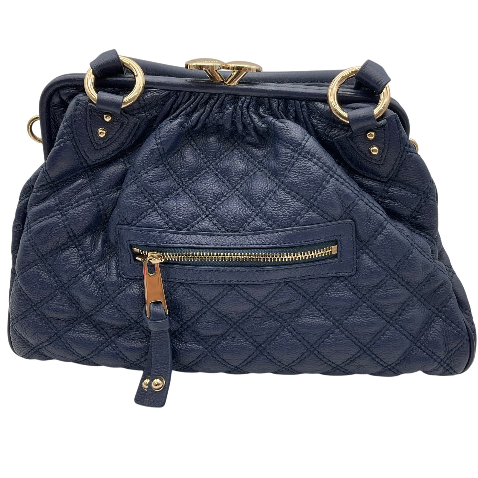 Marc Jacobs Blue Leather Stam Bag (1 of 8)