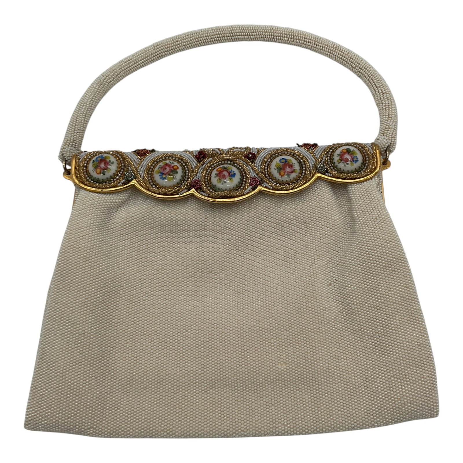White Beaded Purse (1 of 5)