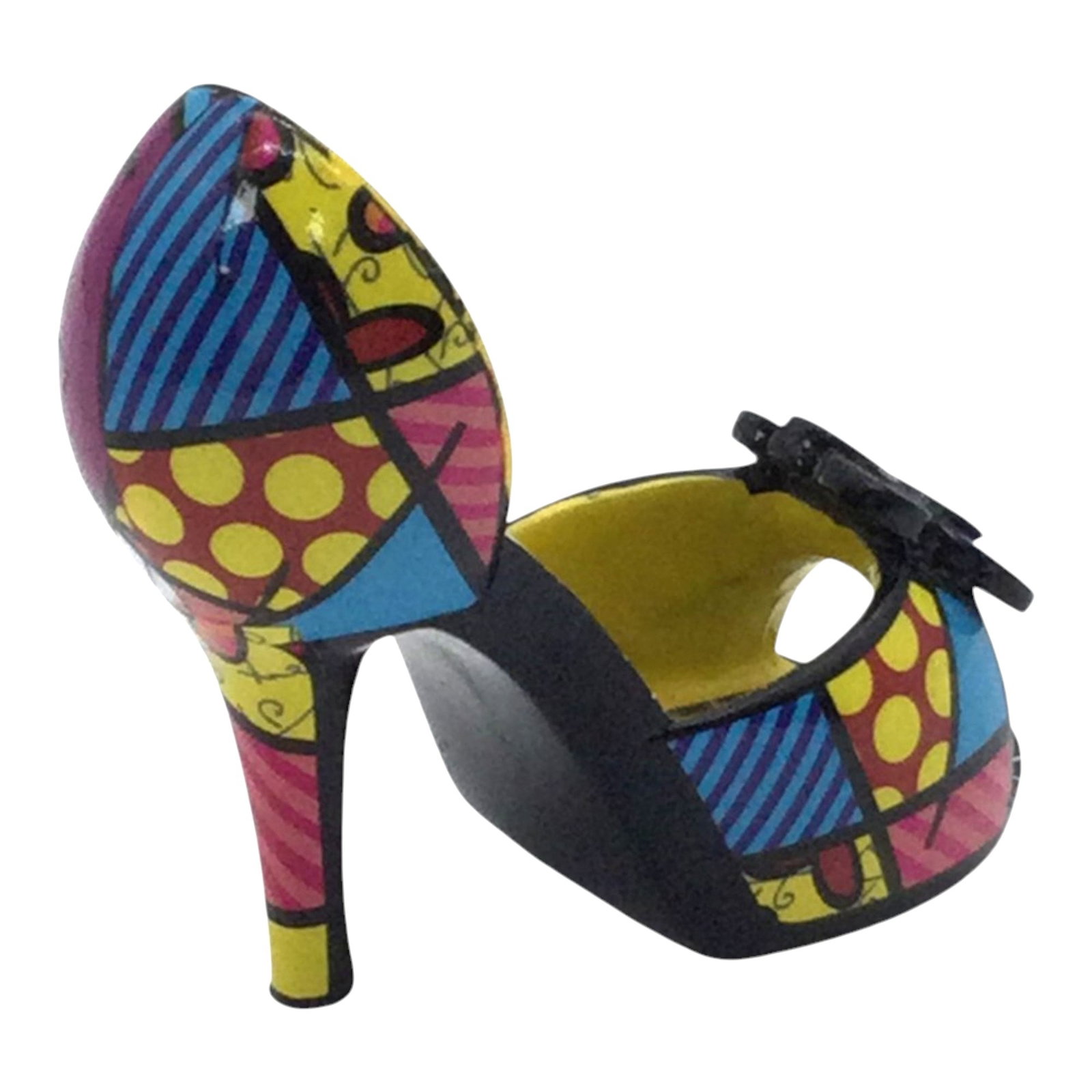 Romero Britto Stiletto Miniature Shoe (1 of 4)