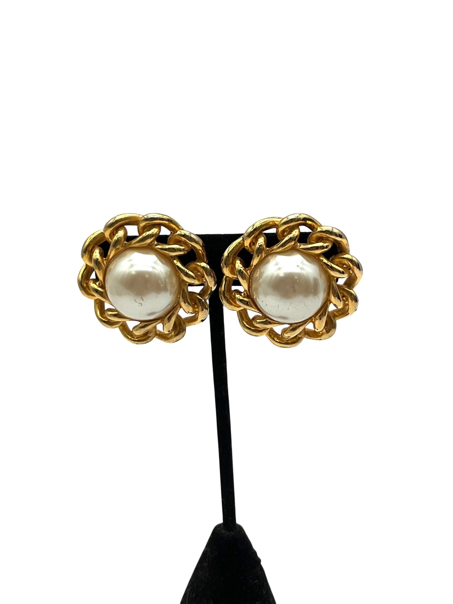 Carolee Faux Pearl Clip-on Earrings (1 of 3)