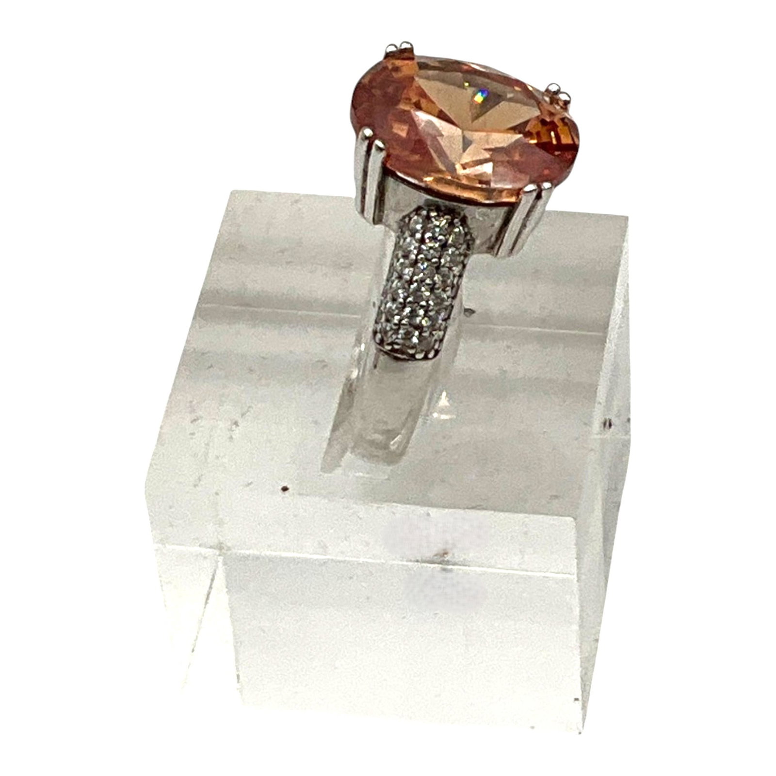 925 Designer Signed Y Ring - 2