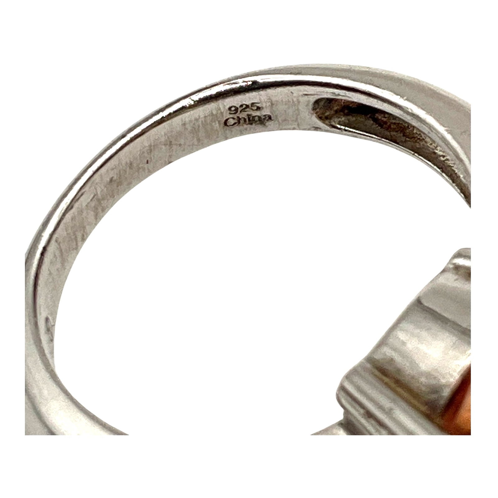925 Designer Signed Y Ring - 6