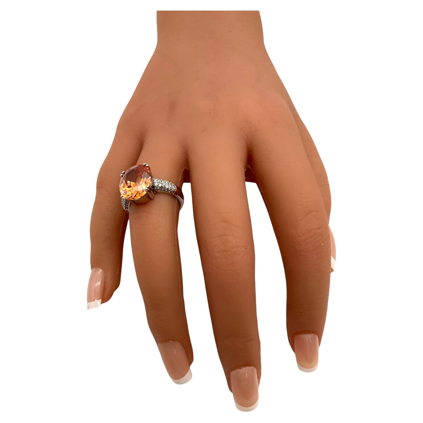 925 Designer Signed Y Ring - 7