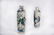 Pair Famille Verte Sleeve Vases Kangxi Period - 6