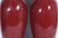 Pair Red Glazed Vases Qing Dynasty - 4