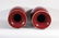 Pair Red Glazed Vases Qing Dynasty - 7