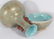 Pair Celadon Ground and Gilt Bottle Vases Jiaqing - 10