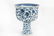 A Blue and White Floral Stem Cup Xuande Period Ming