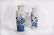 Pair Blue and White Sleeve Vases Shunzhi Period