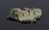 Pair White and Russet Jade Ornaments Han Dynasty - 7