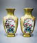 Pair Famille Rose Vases Qianlong Period