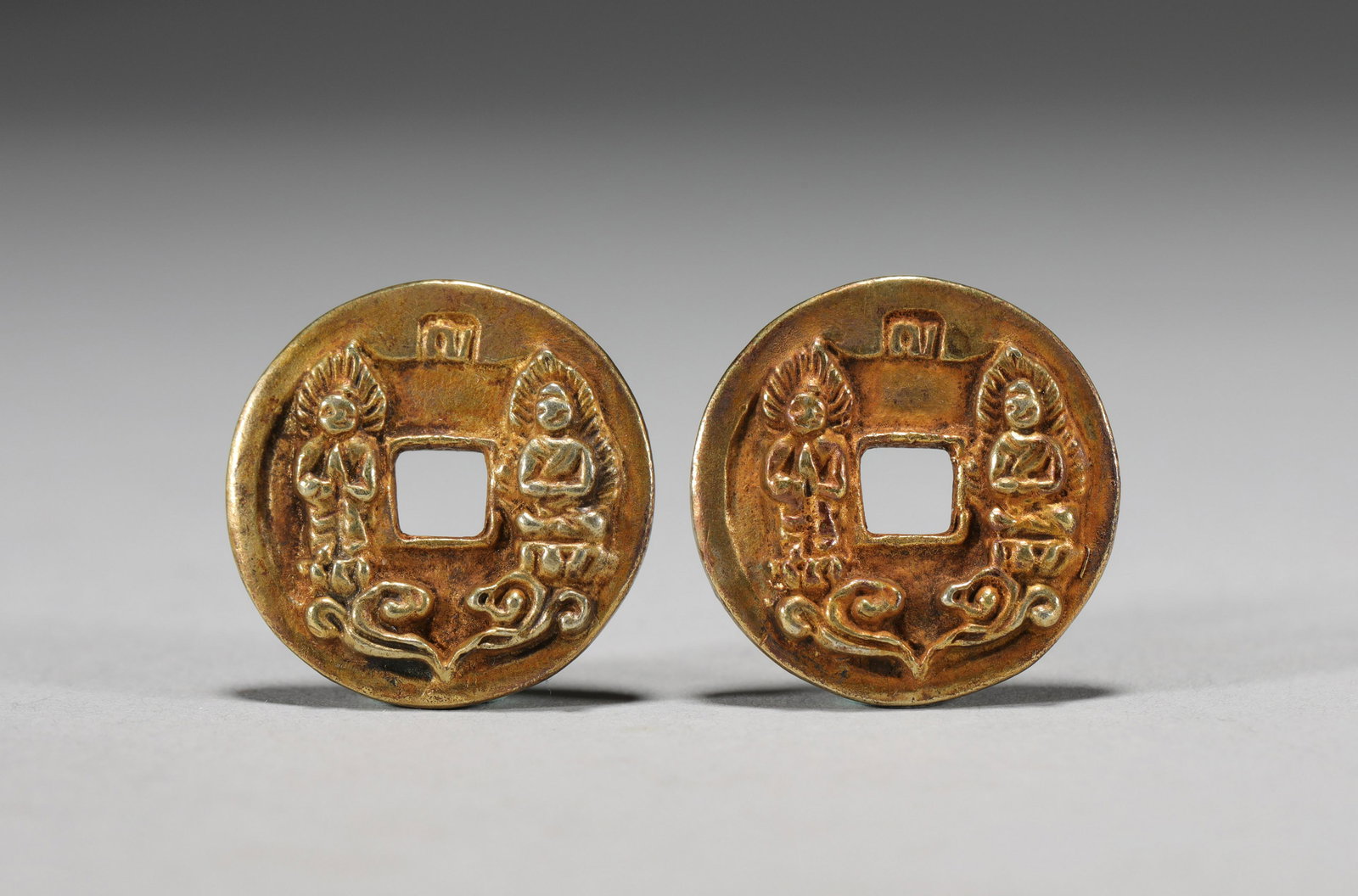 Qing Dynasty silver gilt gold chunhua ingot (1 of 6)