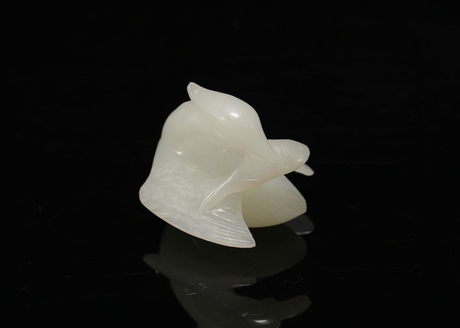 Hetian jade bird of the Qing Dynasty (1 of 6)