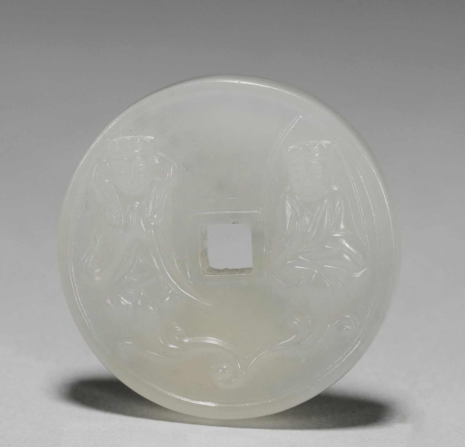 Hetian jade coin (1 of 6)