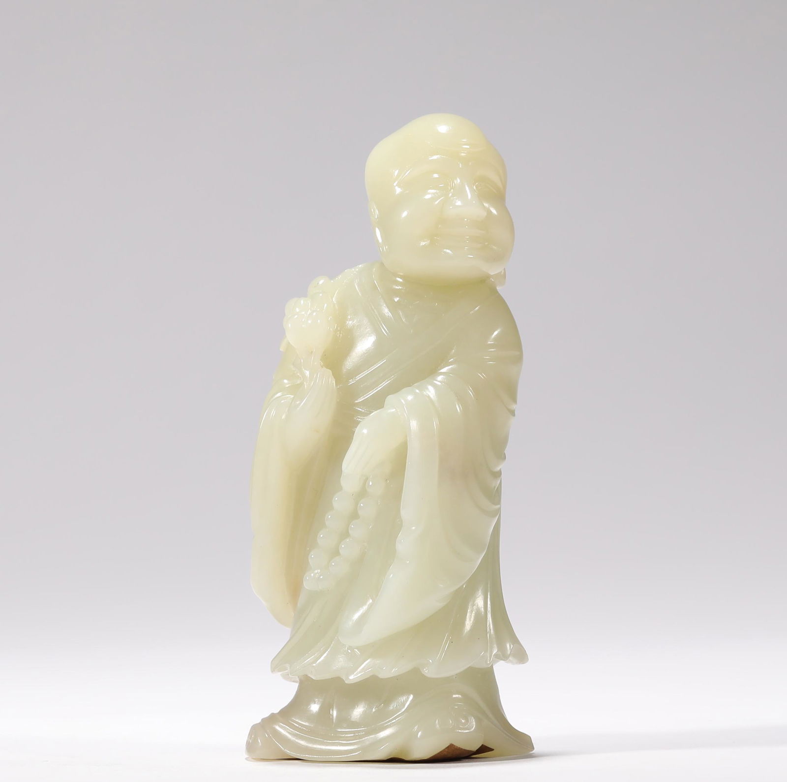 Jade arhat statue of Hetian in the Qing Dynasty (1 of 6)