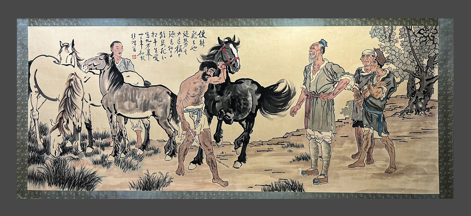 Xu Beihong character story drawing this large lens (1 of 9)