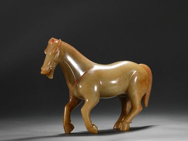 Han Dynasty Hetian jade horse