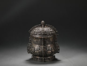 Bronze round bronze ware before Ming Dynasty