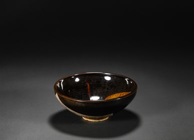 Tea cup of Jizhou kiln in Song Dynasty