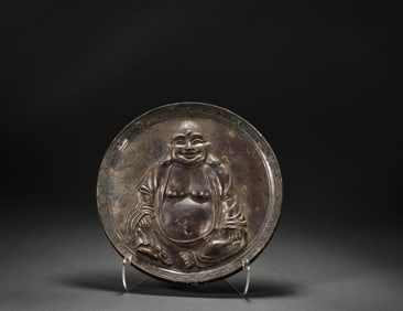 Bronze mirror of Maitreya Buddha statue in Song Dynasty