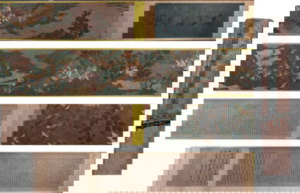 Zhao Boju King Yu flood control map long volume