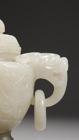 Ming Dynasty Hetian jade aromatherapy stove