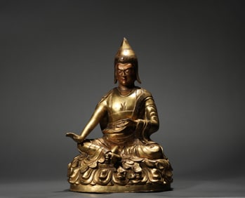 Ming Dynasty bronze gilt Buddha