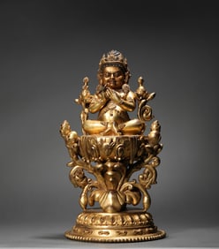 Ming Dynasty bronze gilt Buddha