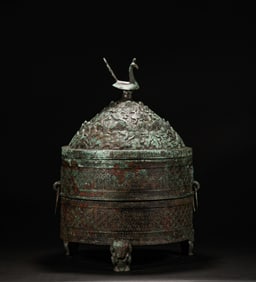 Ancient bronze noble gift box