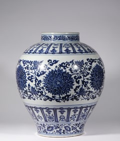 Ming Dynasty blue and white big pot