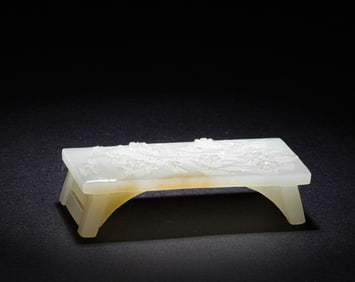 Ming Dynasty Hetian jade study decoration