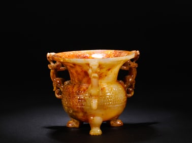 Hetian jade cup during the Warring States period