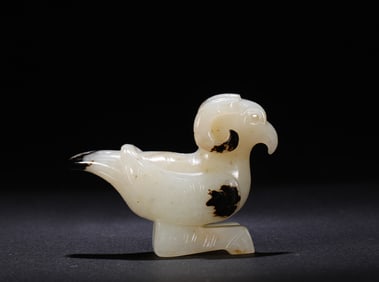 Han Dynasty Hetian Yu Rui bird