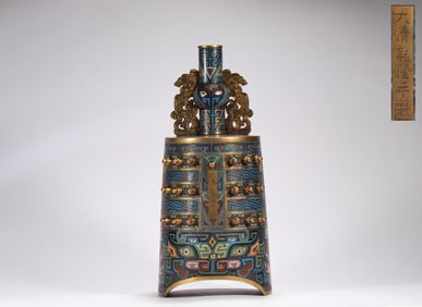 Cloisonne chime bells from the Qing Dynasty
