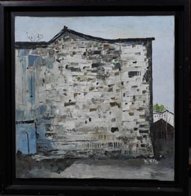 Wu Guanzhong's fine oil paintings