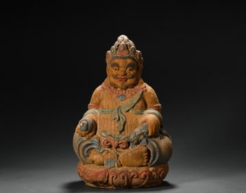 The god of wealth in the Ming Dynasty