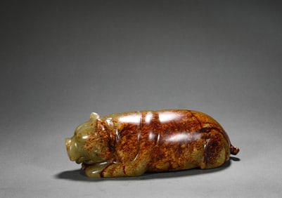 Before the Ming Dynasty Hetian jade bear