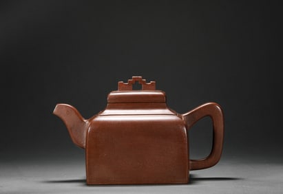 Qing Dynasty purple clay pot
