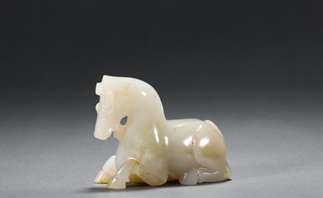 Ming Dynasty Hotan jade horse