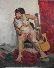 Wu Zuoren fine oil painting