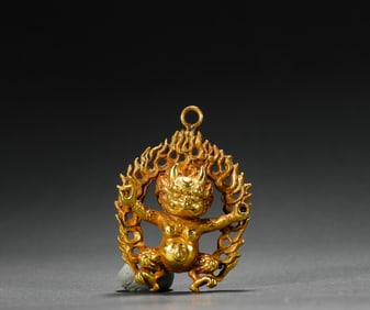 Ming Dynasty silver gilt
