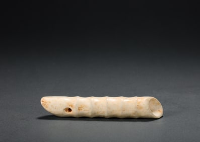 Liangzhu culture jade tube