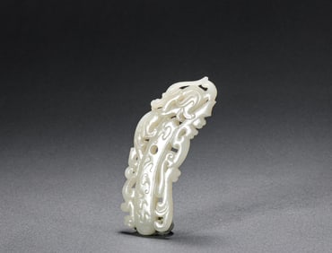 And Hetian jade dragon phoenix Pei