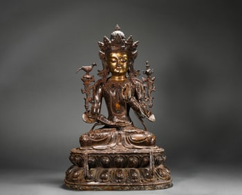 Bronze Guanyin statue of Song Dynasty