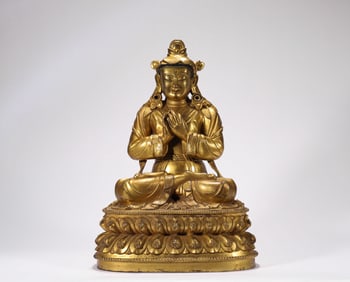 Ming Dynasty bronze gilt Buddha