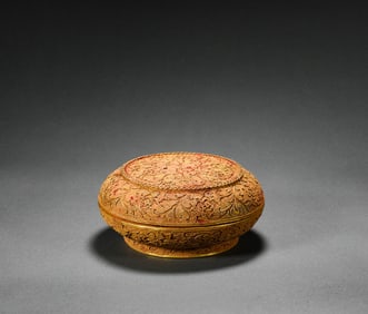 Bronze gilt seal box of Tang Dynasty