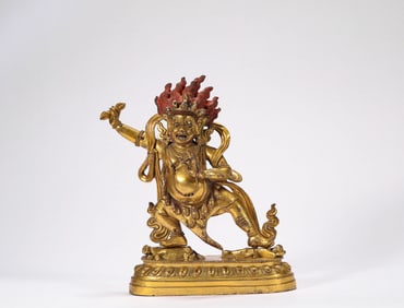 Ming Dynasty bronze gilt Buddha