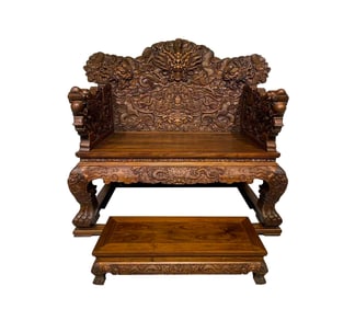 Huanghua Pear throne in Qing Dynasty