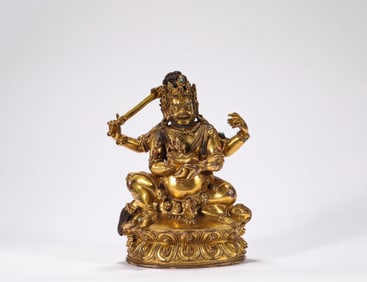 Ming Dynasty bronze gilt Buddha